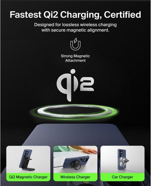 Actual product image Belkin SheerForce Protect S26 Ul Schutzhülle dunkelbl. MSB017hqNY (Samsung Galaxy S26 Ultra)