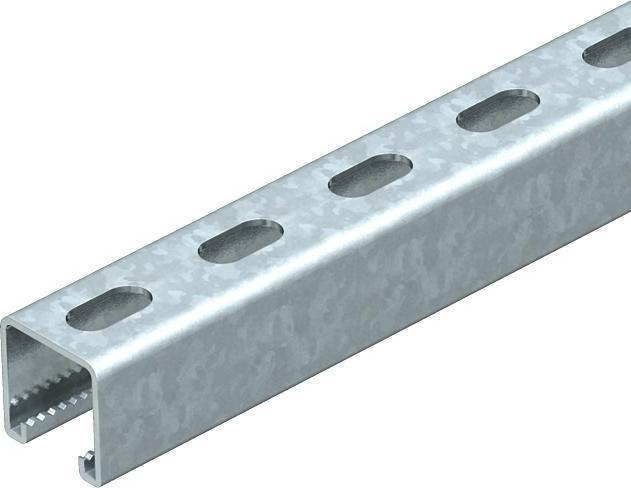 Actual product image OBO Bettermann Perforated profile rail, slot width 22mm 1122964