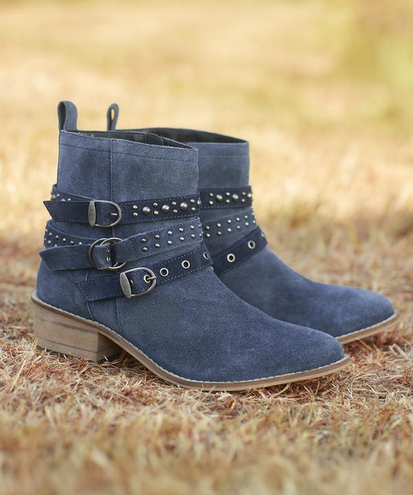 Image du produit Joe Browns Side Zip Suede Studded Ankle Boots (38)