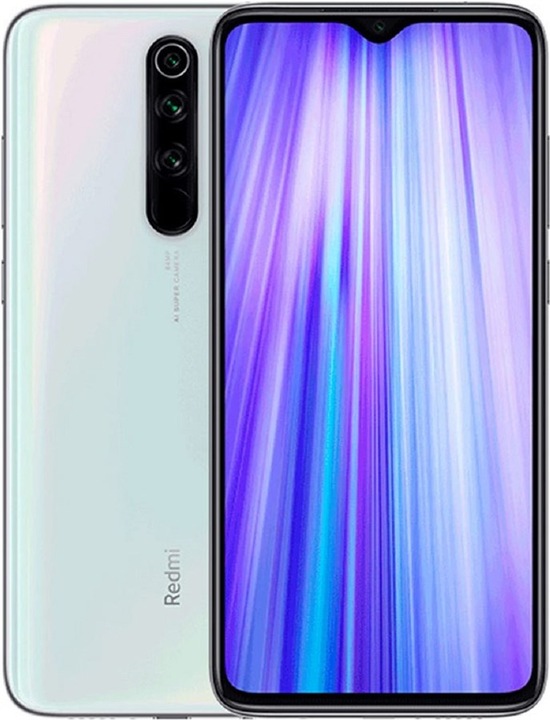 Xiaomi Redmi Note 8 Pro (64 GB, Pearl White, 6.53", Hybrid Dual SIM, 64 Mpx, 4G)