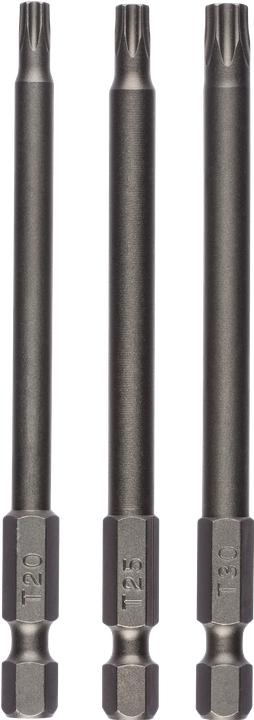 Actual product image Bosch Zubehör 3-piece screwdriver blade set for inside Torx screws (T) (T 25, T 20, T 30)