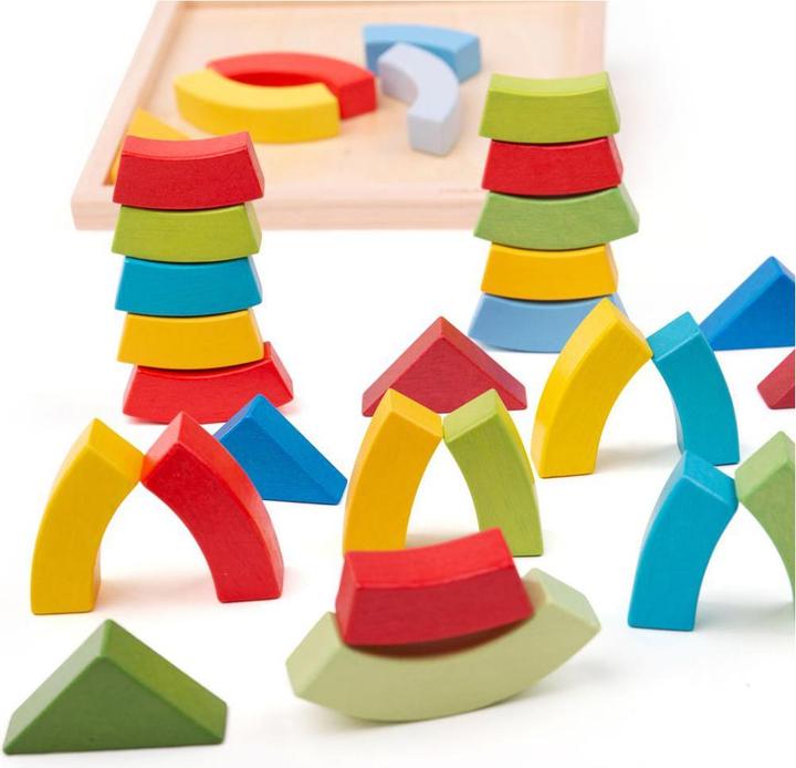 Produktbild Bigjigs und Dreiecksbausteine