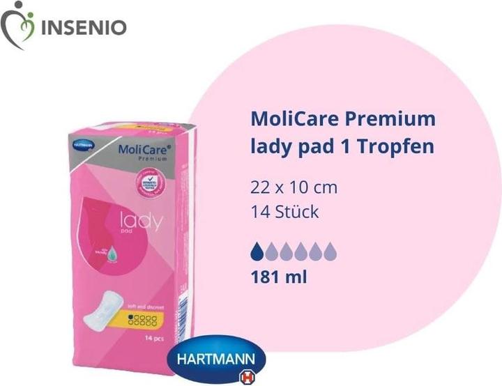 Hartmann MoliCare Premium lady pad 1 Tropfen (1 x)