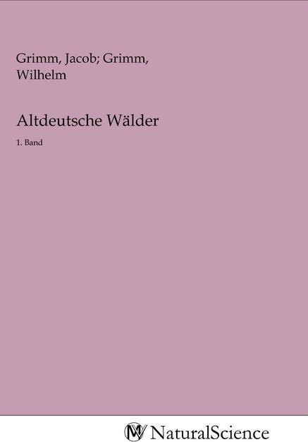 Produktbild MV-NaturalScience Altdeutsche Wälder (2020)