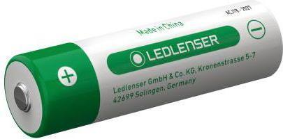 Actual product image Ledlenser 2x 14500 Li-Ion Rechargeable Battery Pack