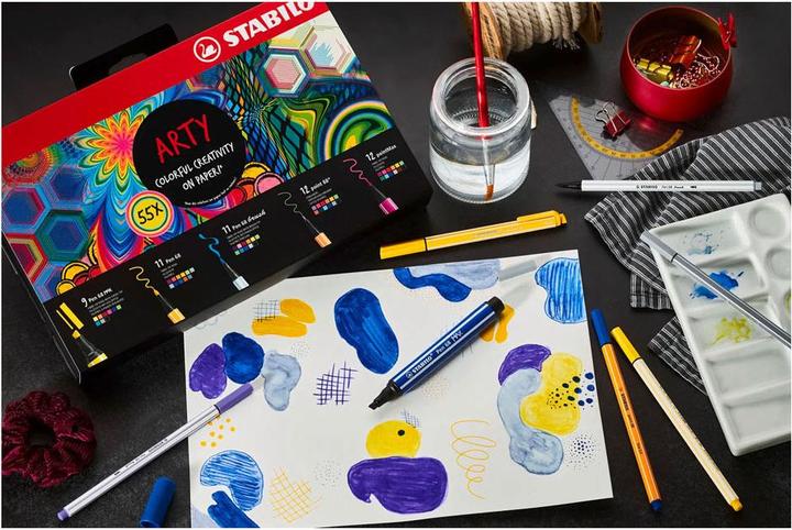 Actual product image STABILO Fasermaler Arty Set (55x)