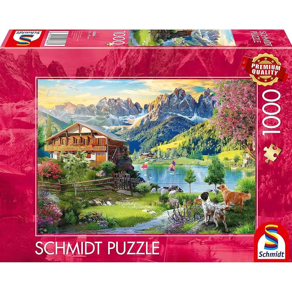 Schmidt Spiele SSP Erholung in den Dolomiten (1000 Teile) (58886)