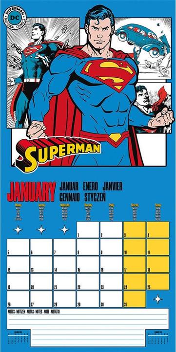 Immagine prodotto Superman Calendario