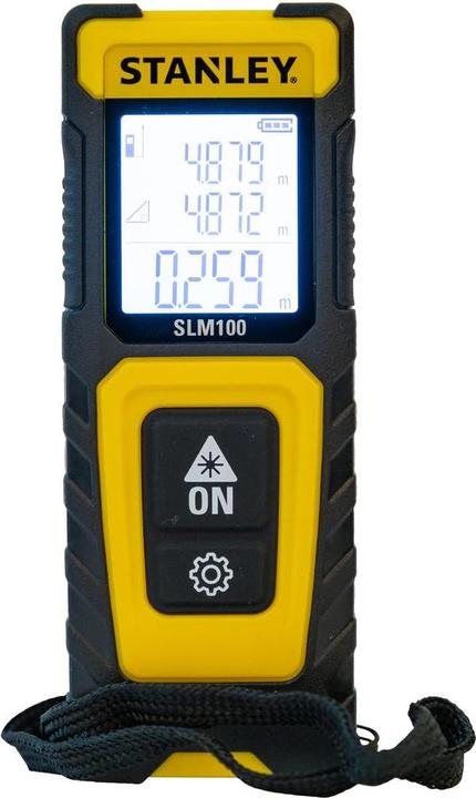 Produktbild Stanley Entfernungsmesser SLM100 (30 m, 690 nm, Laserentfernungsmesser)