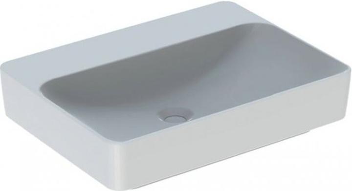 Produktbild Geberit VariForm Aufsatzwaschtisch rechteckig, 600x450mm, mit Hahnloch, ohne Überlauf (450 mm, 600 mm)