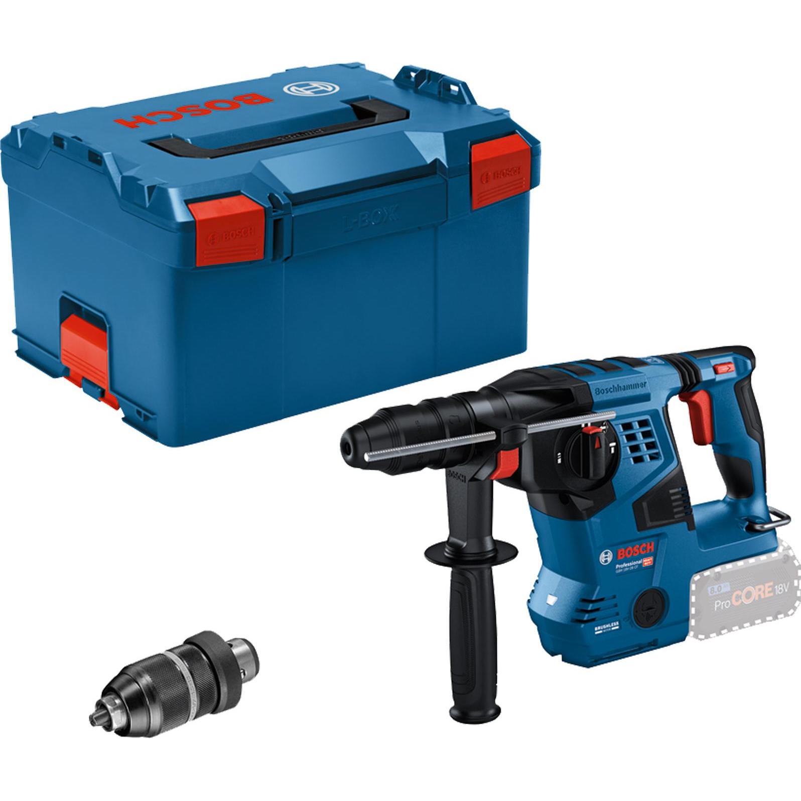 Bosch Professional, Bohrmaschine + Akkuschrauber, GBH 18V-28 CF Solo (Akkubetrieb)