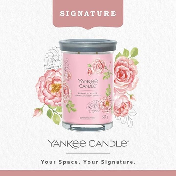 Produktbild Yankee Candle Duftkerze Fresh Cut Roses Signature Large Tumbler (567 g)