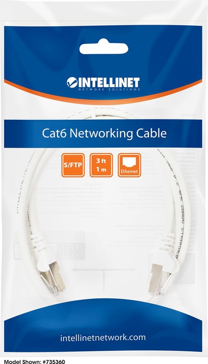 Image du produit Intellinet Câble de raccordement (S/FTP, CAT6, 2 m)