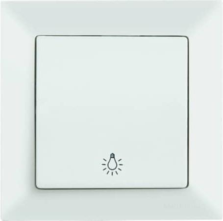 Immagine prodotto Mutlusan Interruttore a pulsante Candela da incasso bianco