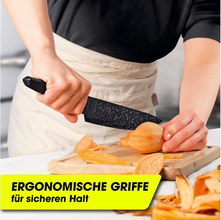 Produktbild Gourmetmaxx Messerset mit Sparschäler 6-teilig