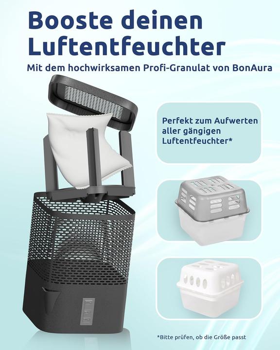Produktbild BonAura Luftentfeuchter Nachfüllpack-Set (4 x 680g Granulat) (4x)