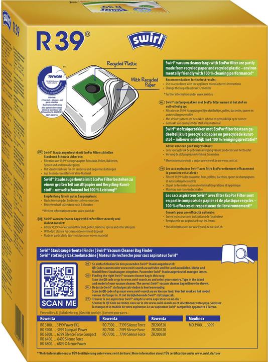 Produktbild Swirl R 39 MicroPor Plus Airspace (1x)