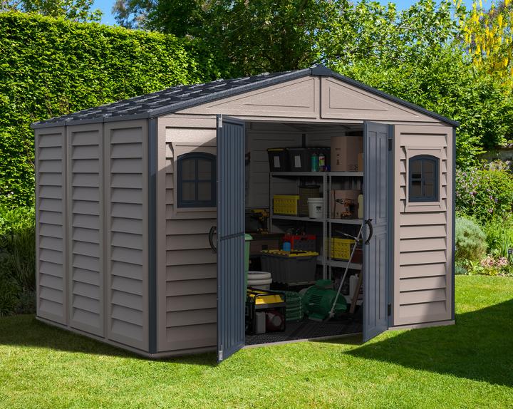 Produktbild Duramax Kunststoff Gerätehaus 325x247 Gartenhaus