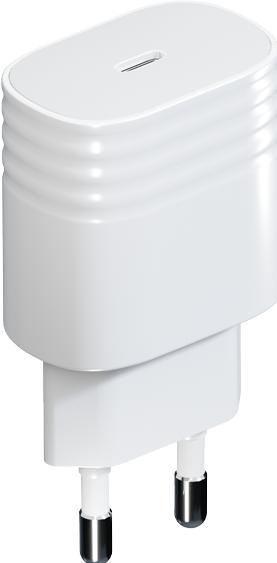 Actual product image Solum Fast Charging 25W Single USB-C, white (25 W)