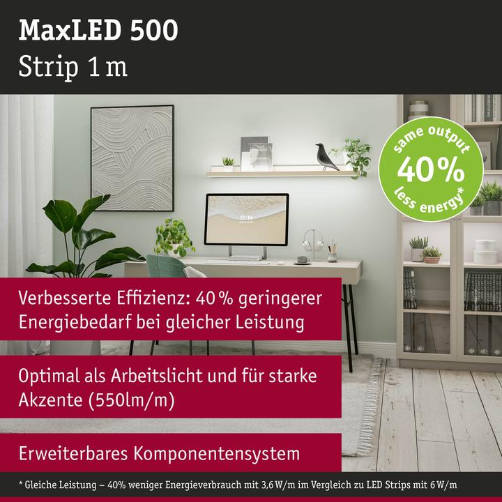 Actual product image Paulmann MaxLED 500 Stripe (Neutral White, 100 cm, Indoor)
