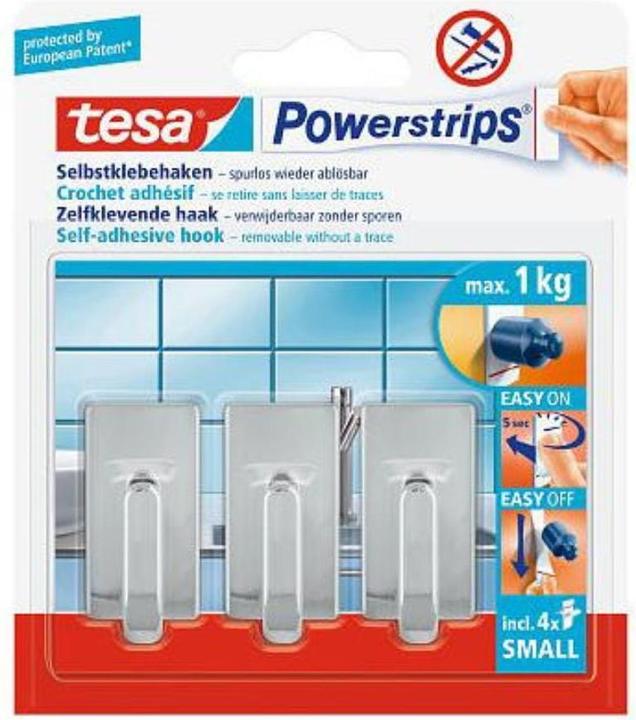 Produktbild tesa Powerstrips Haken SMALL CLASSIC