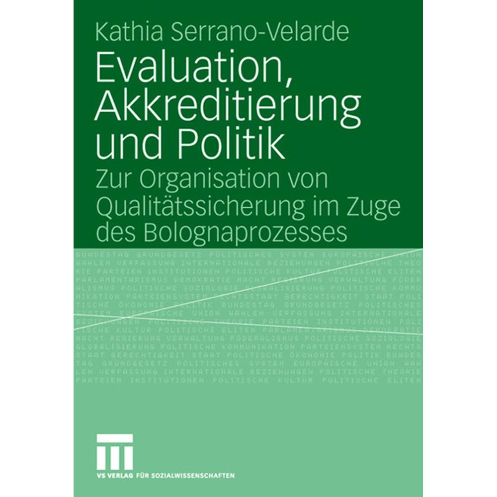 Evaluation, Akkreditierung und Politik, Fachbücher
