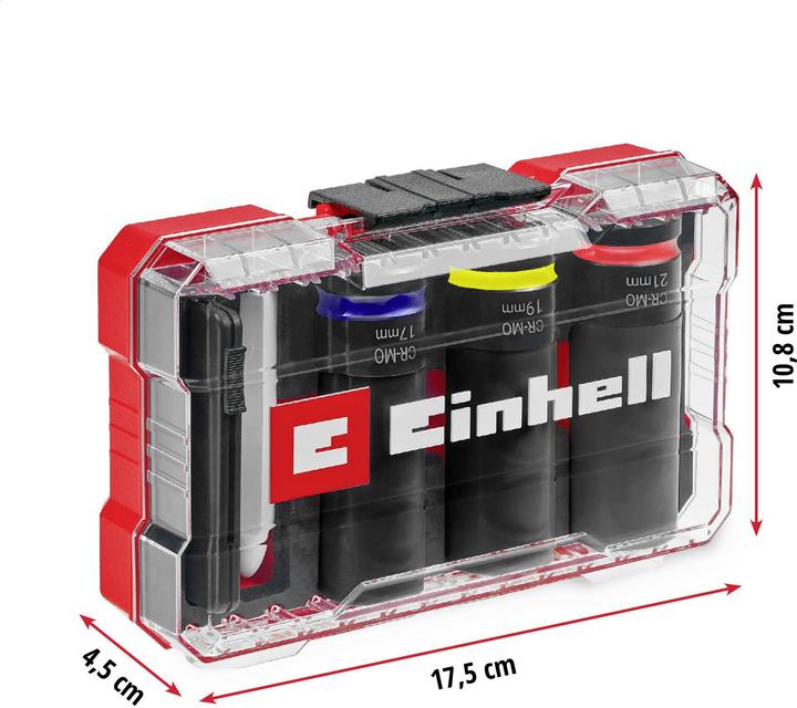 Produktbild Einhell Impact Stecknuss-Set, 109273, 5-teilig