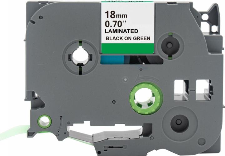 Produktbild Hermex Alternatives Etikettenband zu Brother TZe-741 Beschriftungsband (1.80 cm, Grün)