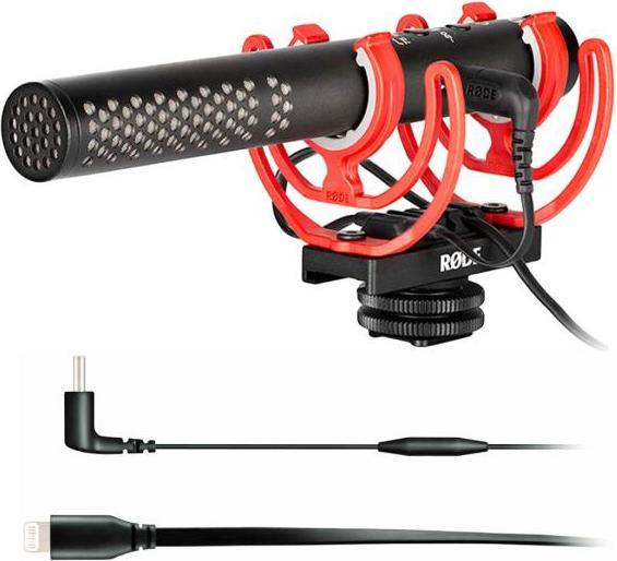 SM7-R Mikrofon-Halterung, Schaumstoffwindschutz, USB-Kabel, USB-C auf Lightning Kabel, Rode Videomic NTG