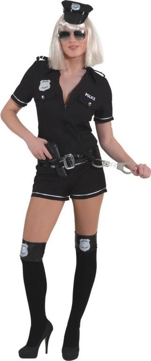 Produktbild Orlob Police Girl Kostüm: Polizistin Overall Mit Gürtel (38)