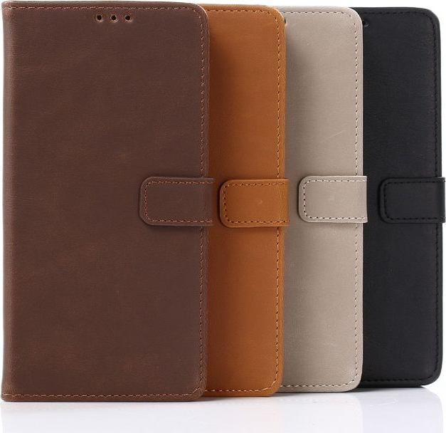 Actual product image MU Classic Crazy Horse IV Leather Bookcover Series (Samsung Galaxy A9)