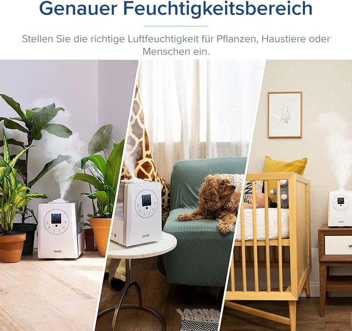 Produktbild Levoit LV600HH Ultraschall Luftbefeuchter 6L in Weiss (70 m²)