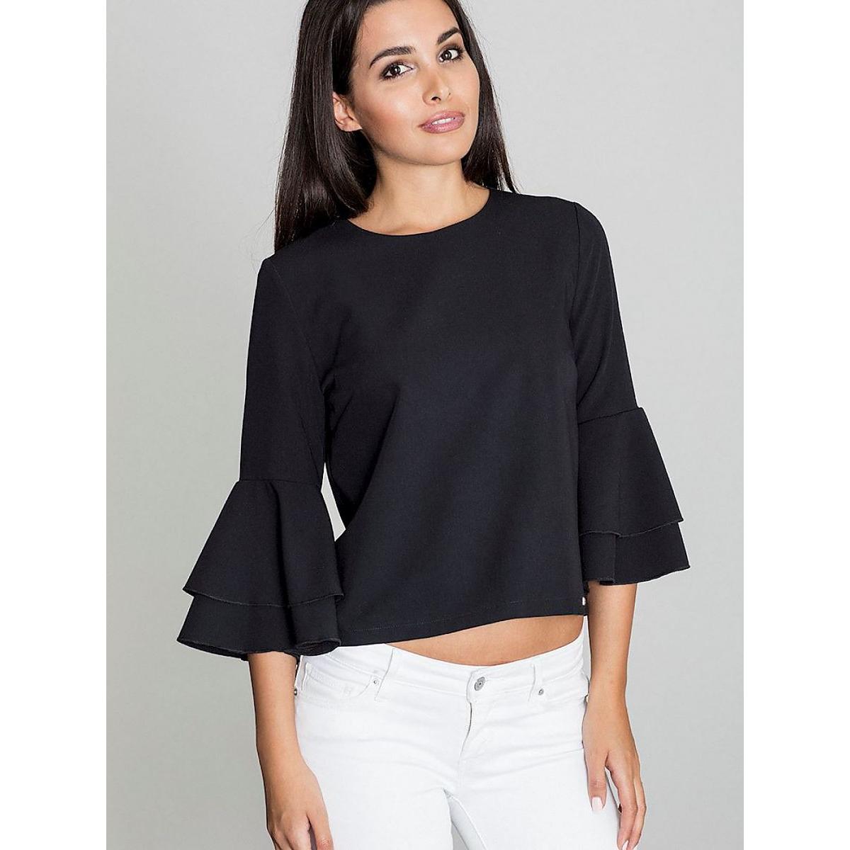 Figl, Damen, Bluse, Bluse, Schwarz, (S)