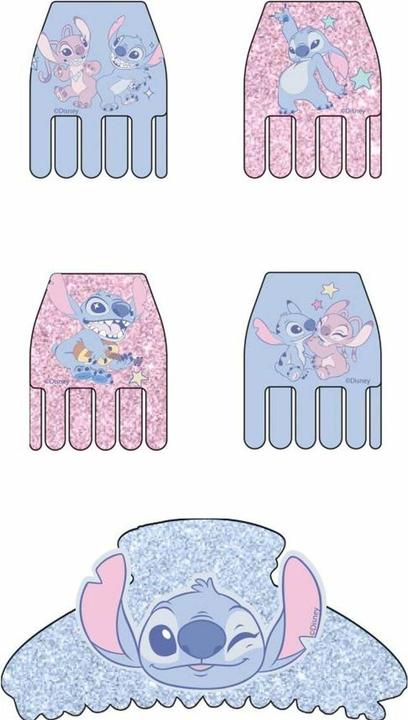 Stitch Haarspangen Blau