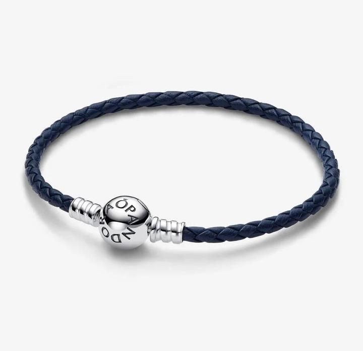 Produktbild Pandora Moments (17.50 cm, Leder, Sterlingsilber)