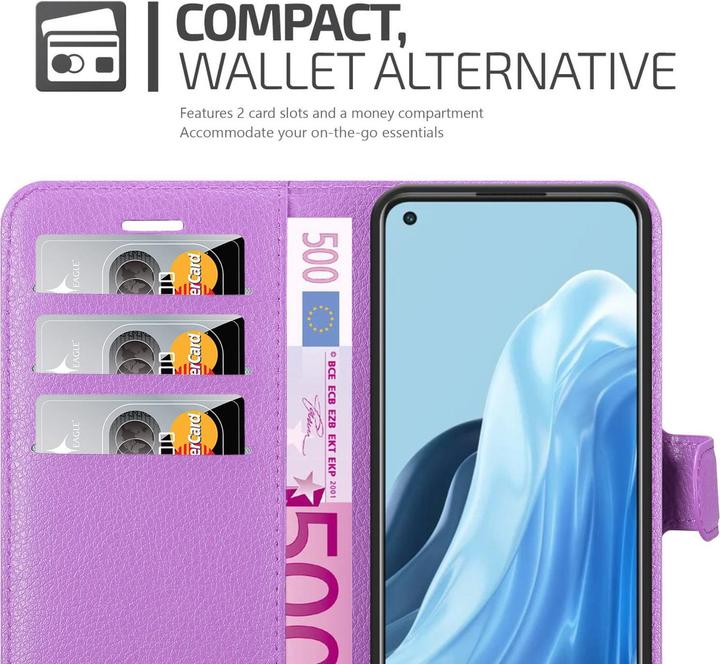 Produktbild Cadorabo Book Stand Hülle für Oppo FIND X5 LITE / Reno7 5G (Oppo Find X5 Lite, OPPO Reno7 Z 5G)