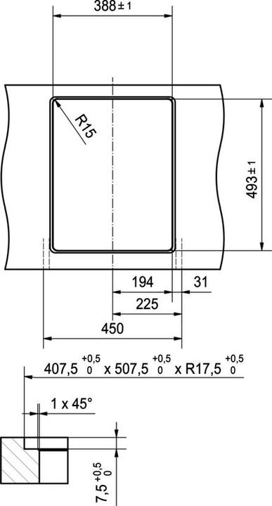 Image du produit Franke 135.0683.047 (Evier encastré, 45 cm)