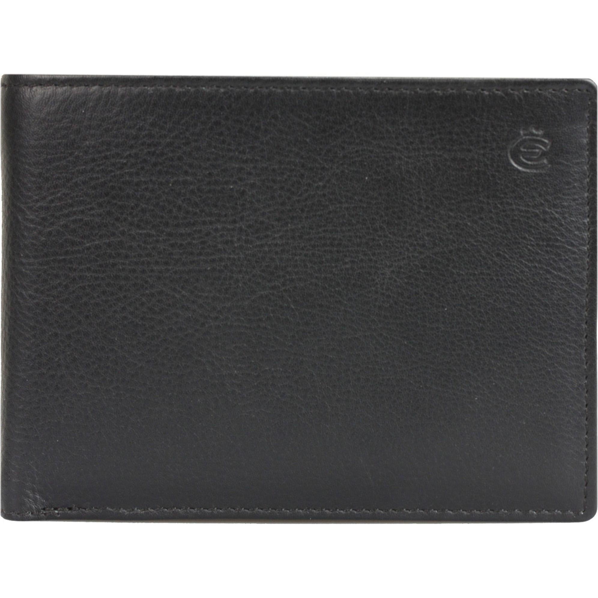 Thumbnail - Esquire, Herren, Portemonnaie, Eco Geldbörse III Leder 12 cm, Schwarz