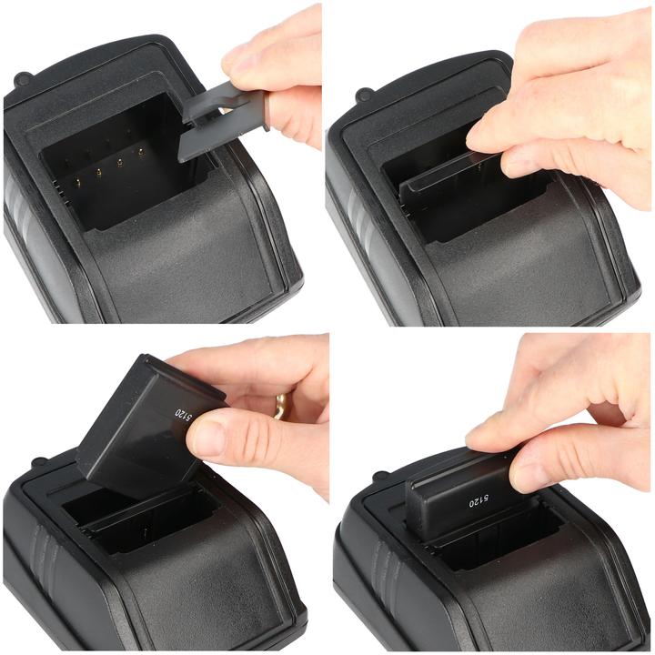 Produktbild XCell Schnellladegerät passend für Ihren HBC Kranakku FuB03A, FUB3A, BA222030, BA203060 (Ladegerät ohne Akku)