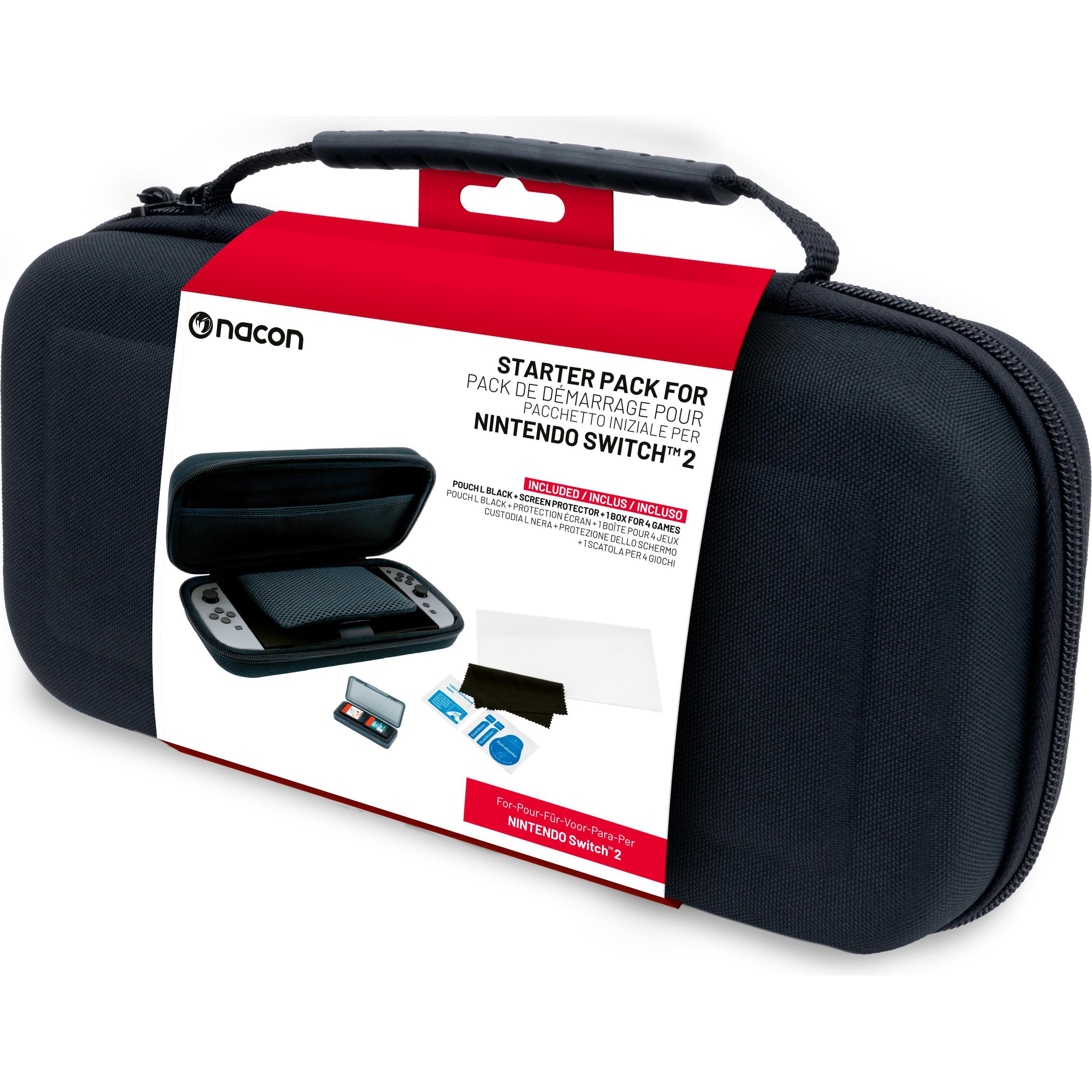 Nacon Gaming Nero Essential Pack (Switch 2), Altri Accessori Gaming,