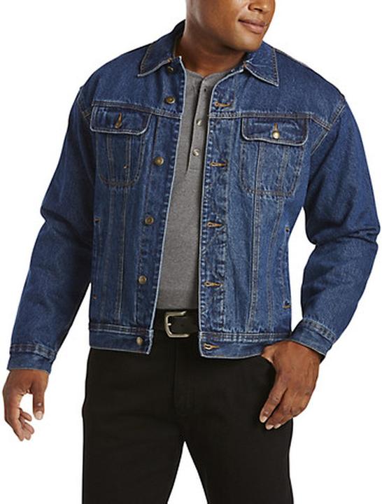 Actual product image Wrangler Flannel-Lined Denim Jacket (6XL)