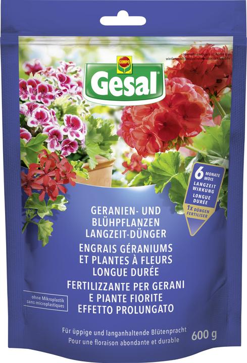 Actual product image Gesal Geranien und Blühpflanzen Langzeit-Dünger 600g (0.60 kg)