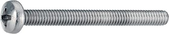 Immagine prodotto Bossard Vite, macchina / testa piatta, Phillips, PH1, M2.5, 6mm, confezione da 100 pezzi (100 Viti per pezzo)