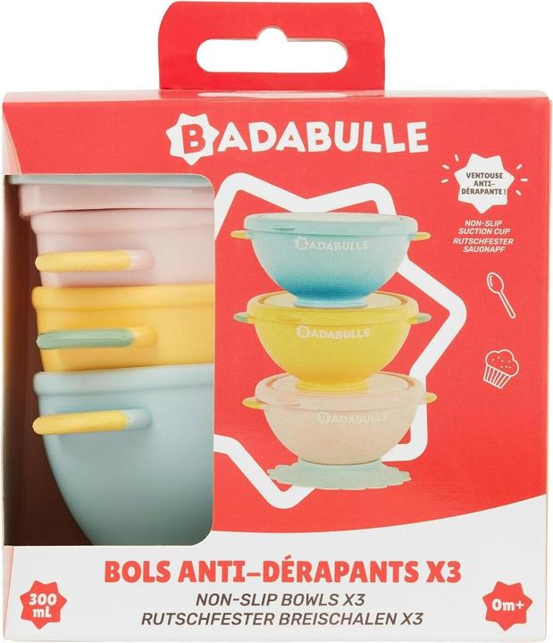 Produktbild Badabulle Funcolor Bowls mit Deckel & Saugnapf