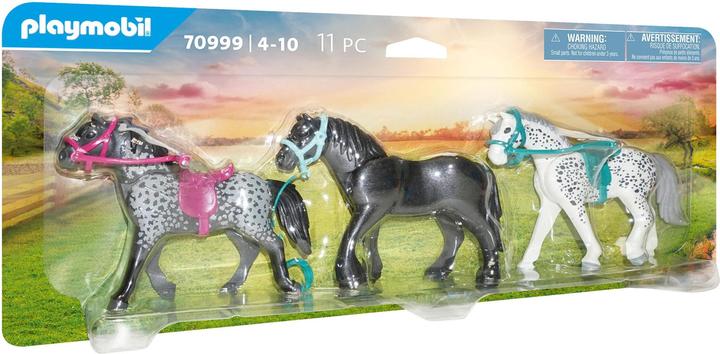 Immagine prodotto Playmobil 3 cavalli: Frisone, Knabstrupper e Andaluso (70999, Paese Playmobil)