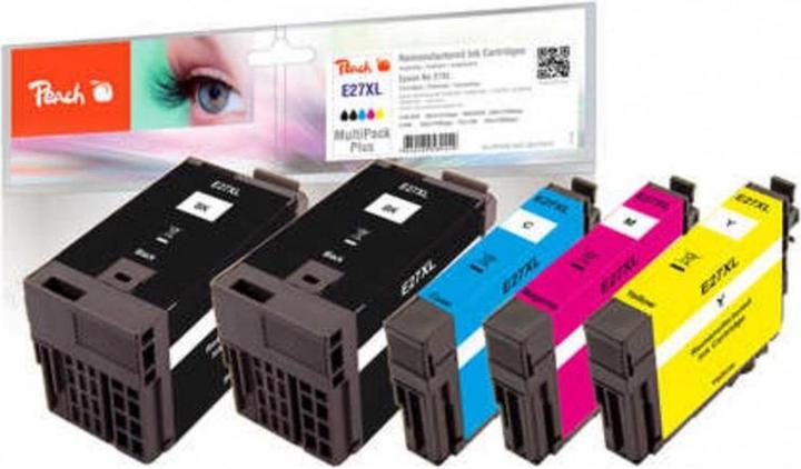 Produktbild Peach Tinte Epson No 27XL 2x BK, C, M, Y (BK, C, M, Y)