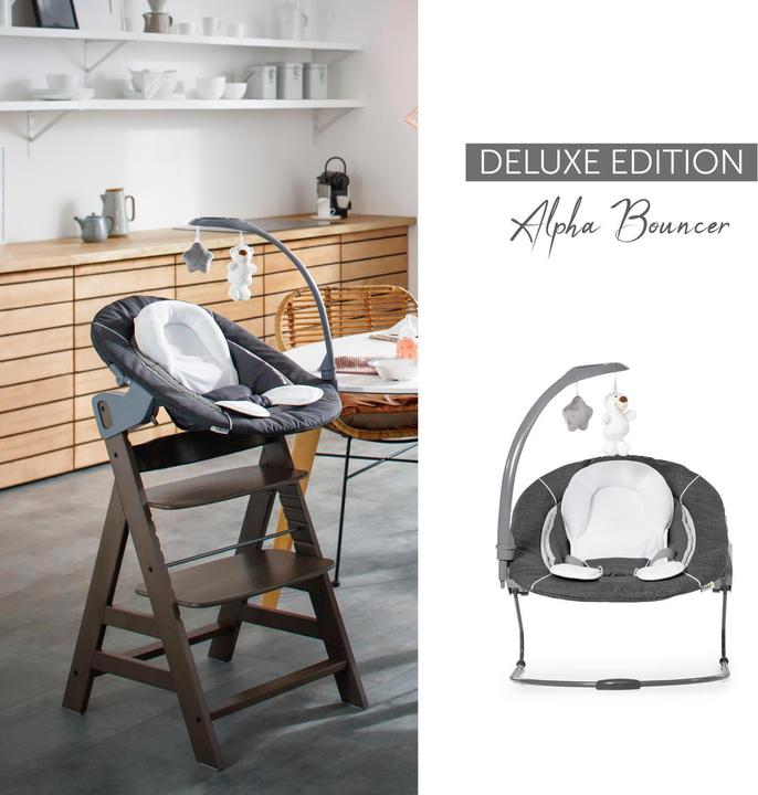 Produktbild Hauck Alpha Bouncer Deluxe Melange grey