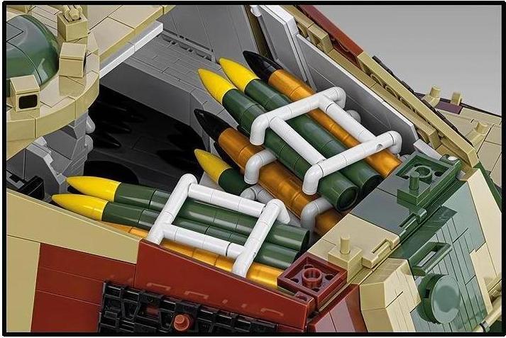 Actual product image Cobi 11000 PCS TIGER II Königstiger 1:12 COBI-2808