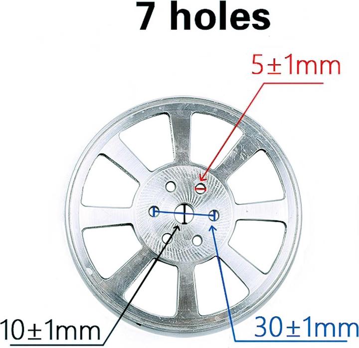 Immagine prodotto Planet-Hobby Aluspinner DLE gebohrt ø 114mm 2-Blatt DLE111/120 grosser Ausschnitt