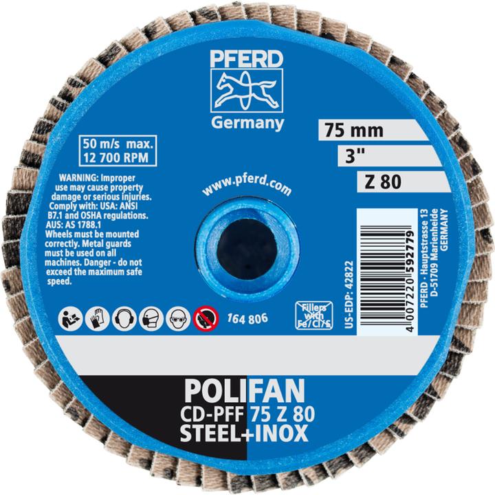 Image du produit Pferd Fächerschleifscheibe (80)